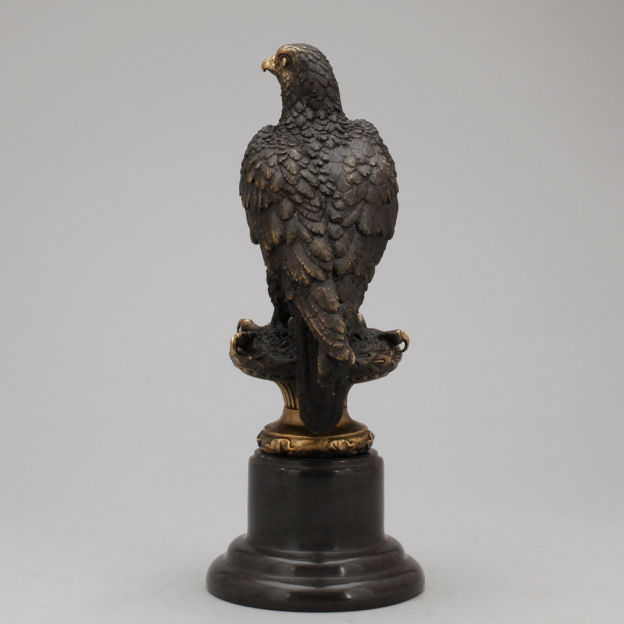 ARCHIBALD THORBURN, efter, skulptur, brons, signerad.