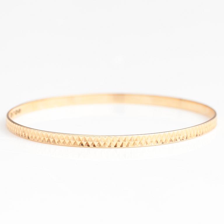 Armband, 14K guld, Westerback, Helsingfors 1973.