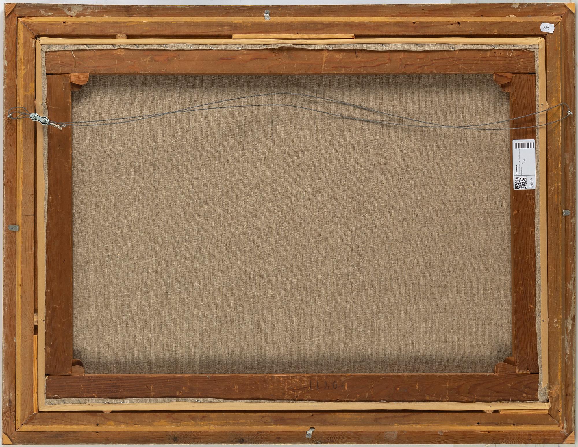 JOSEFINA HOLMLUND, oil on canvas, signed and dated 1881.