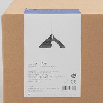 Lisa Johansson-Pape, a model "450" ceiling lamp, Innolux, Finland.