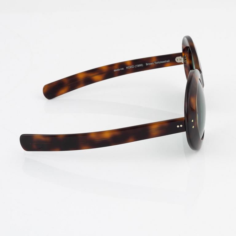Oliver Goldsmith, a pair of tortoise "Koko" sunglasses.