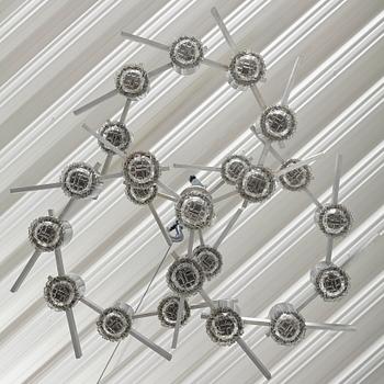 Gaetano Sciolari, a ceiling lamp by Sciolari Lighting, Italy 1960-70's.