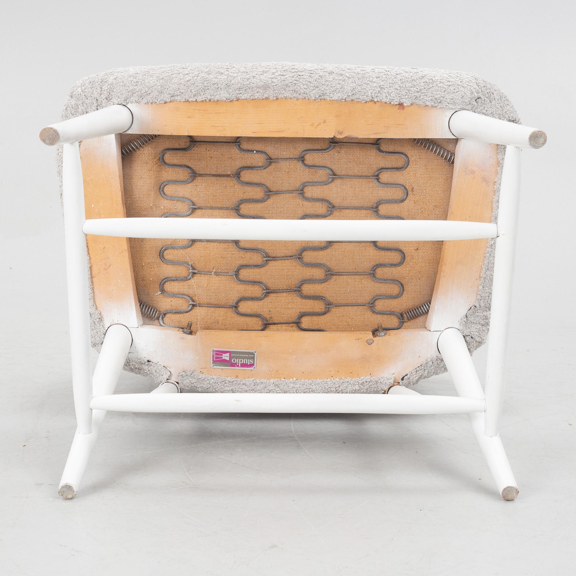 Alf Svensson, an armchair, 'TeVe', Bra Bohag, Studio Ljungs Industrier 1950s.