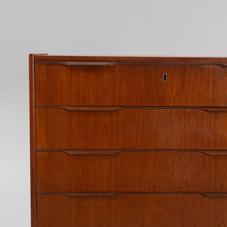 A teak veneered dresser, 1960s.