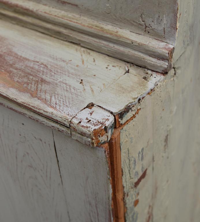 HÖRNSKÅP, allmoge, 1700-/1800-tal.