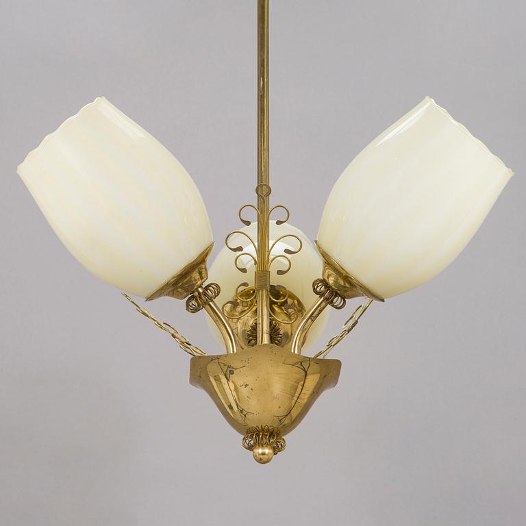 A mid 20th- century pending light for Stockmann.