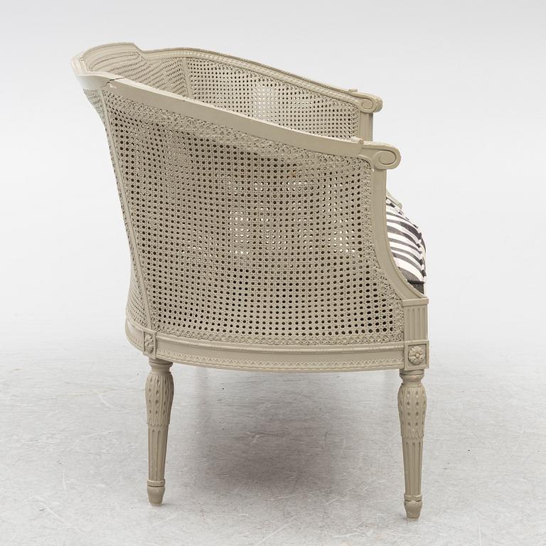 Salongsmöbel, 6 delar, gustaviansk stil, 1900-tal.