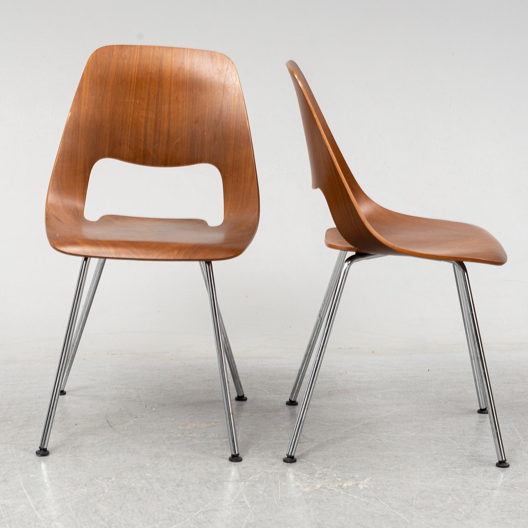ALFREDO HÄBERLI, stolar, 6 st, "Jill", Vitra, 2012.