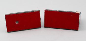 BOKSTÖD, marmor och vitmetall, art déco, 1900-talets första hälft.