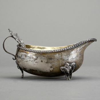 GRÄDDSNÄCKA, silver Jacob lampa, Stockholm 1780. Rokoko. Total vikt 257 gr.