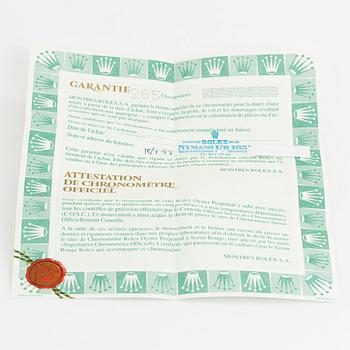 Rolex, Datejust, "Blue Diamond Vignette Dial", ca 1997.