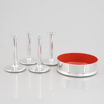 Thomas Sandell, a bowl and four candlesticks, Fata Morgana, Stockholm.