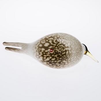 FIGURIN, glas, signerad O. Toikka Nuutajärvi 2000.