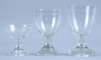 GLASSERVISDELAR, 28 st, 1900-tal.