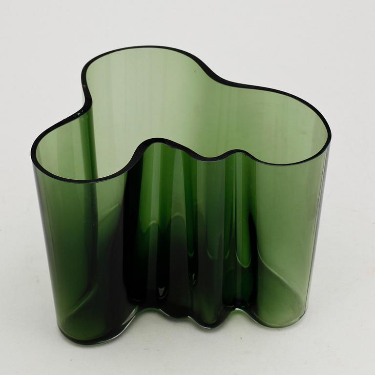 VAS, glas, "Savoy", signerad, Aalvar Aalto, Iittala Finland, 1986.
