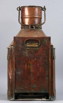 LANTERNA, märkt Hugh Griffith & Sons, Birmingham. 1800/1900-tal.