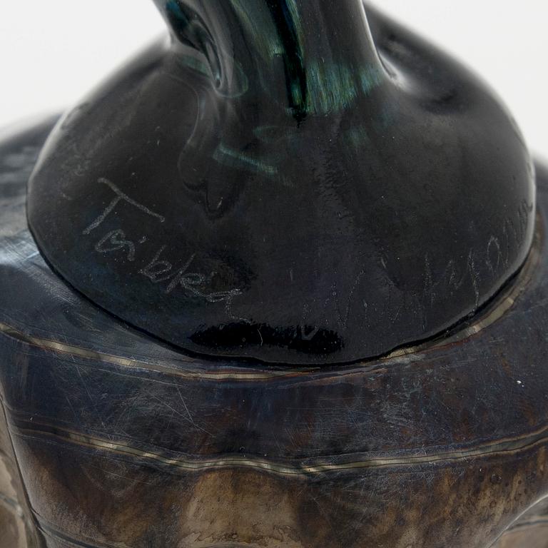 Oiva Toikka, glasskulptur, signerad Oiva Toikka Nuutajärvi Notsjö.