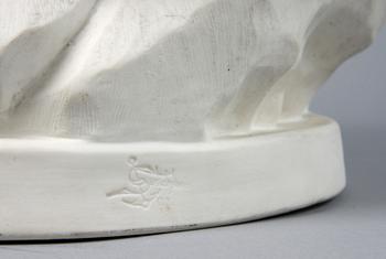 STATYETT, parian, GustaFsberg, 1891.