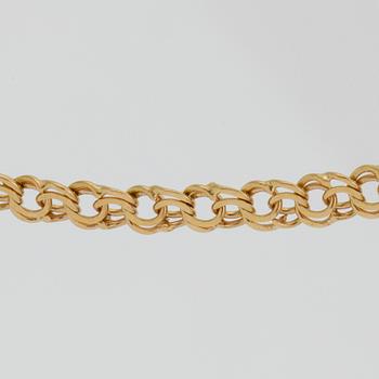 HALSCOLLIER, guld 18K, Sverige 1945. Vikt ca 8 gram.