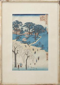 TRÄSNITT, 4 st, Japan, 18/1900-tal.
