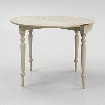 A painted table, later part of the 19th Century.