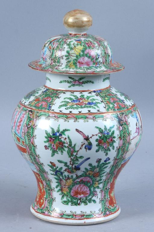 LOCKBOJAN, porslin, Kina, Kanton, 1900-talets början.