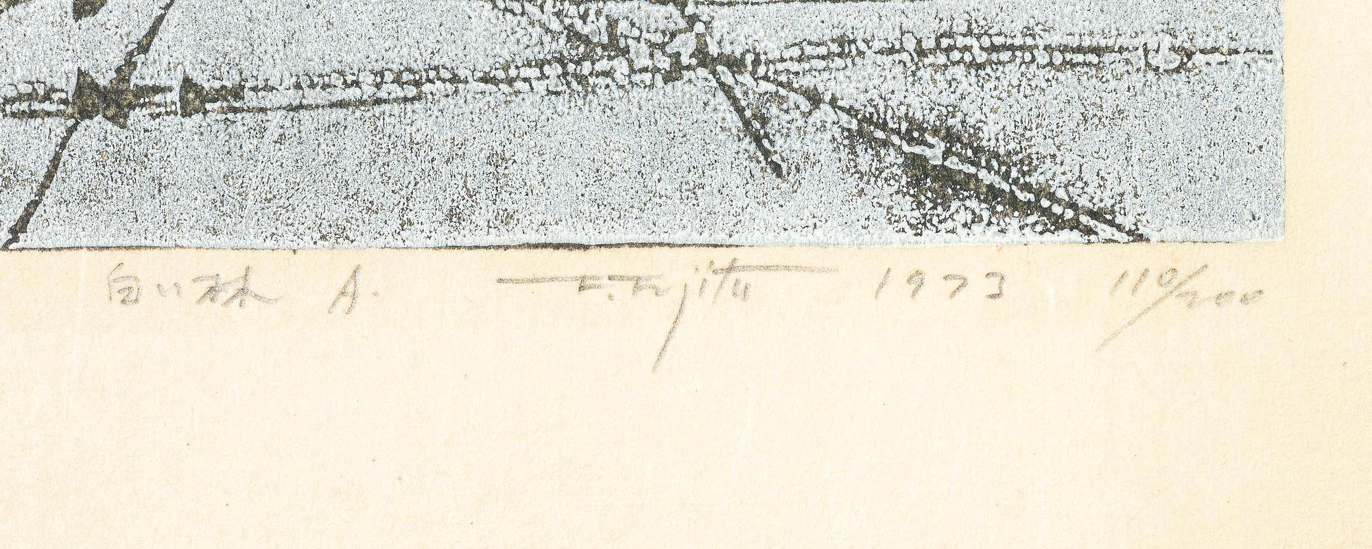 Fumio Fujita, "White Woods", 1973.