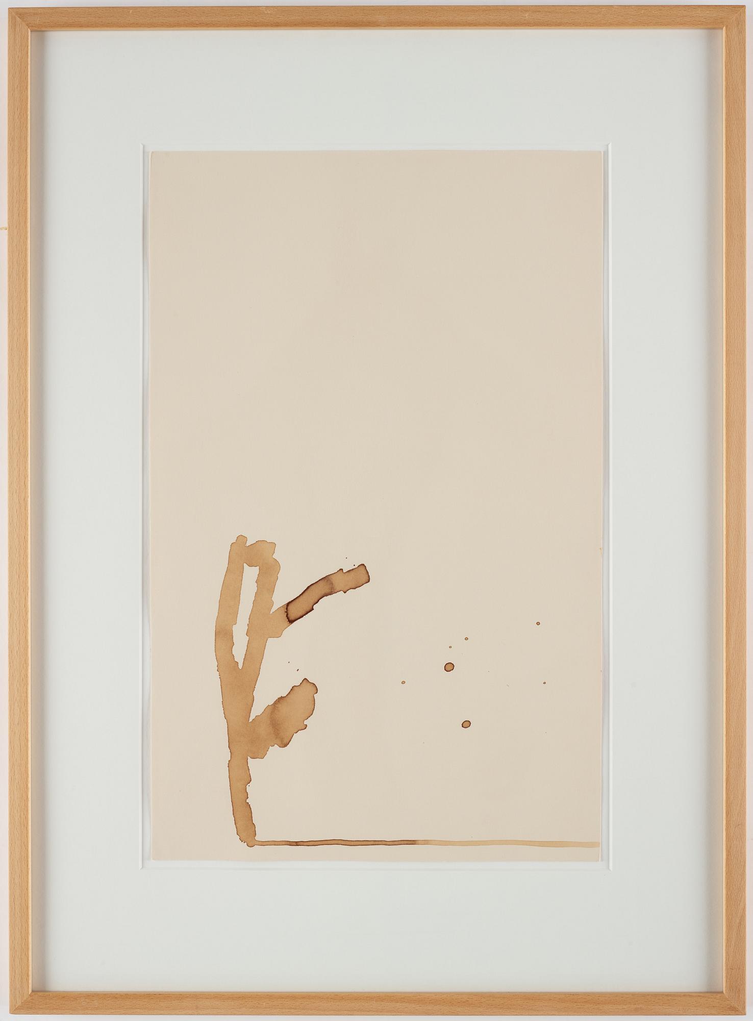 JAMES BROWN, drawing signed and dated 1988 on verso.