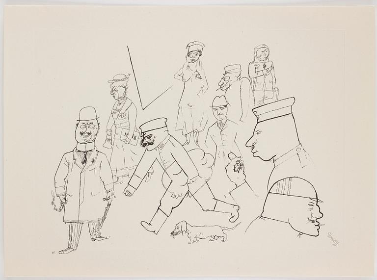 George Grosz, "Ecce Homo".