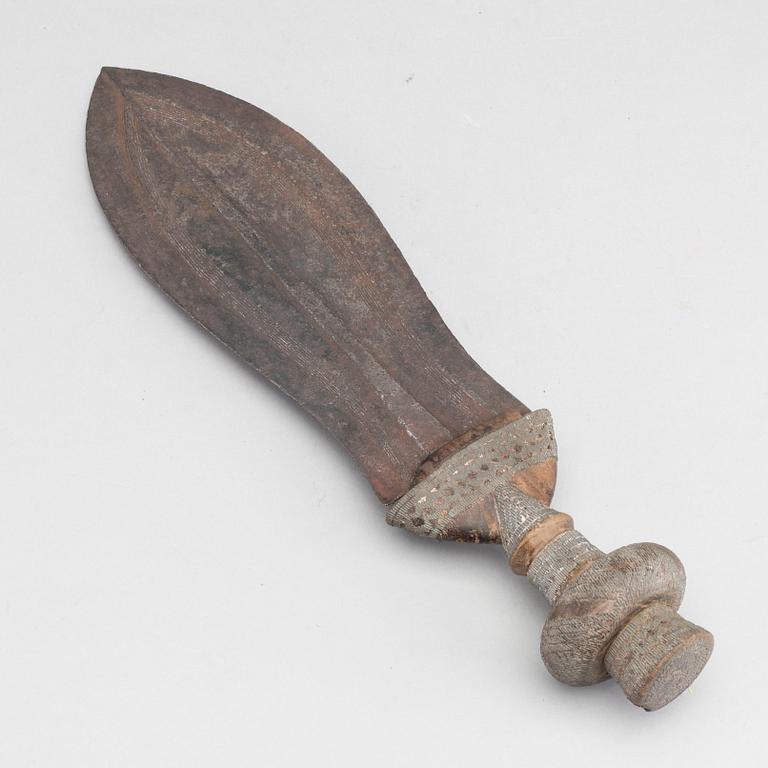 Ceremonial knife, Ikula Kuba, DR Congo.