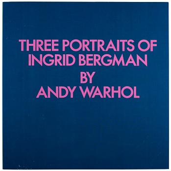 Andy Warhol, "Three portraits of Ingrid Bergman by Andy Warhol".