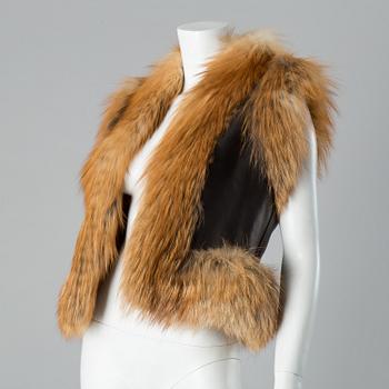 FUR VEST, Balmain, french size 38.