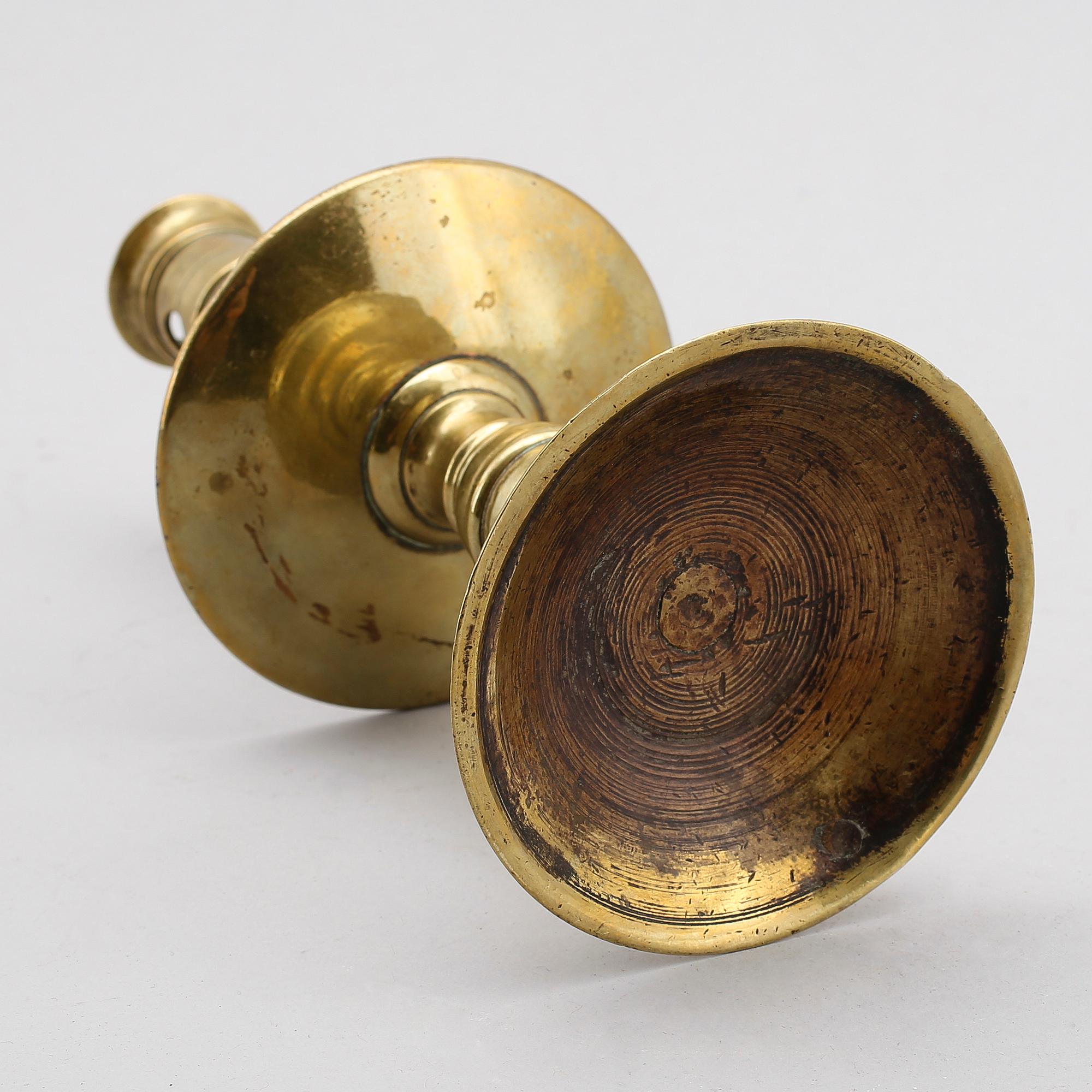 LJUSSTAKE, brons, 1500-tal.