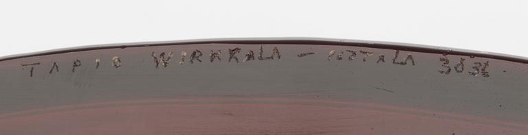 An Ovalis vase signed Tapio Wirkkala - Iittala 3036, designed in 1958.