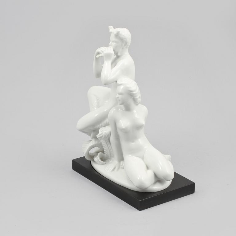 FIGURIN, porslin, Harald Salomon, Rörstrand, 1940-tal.