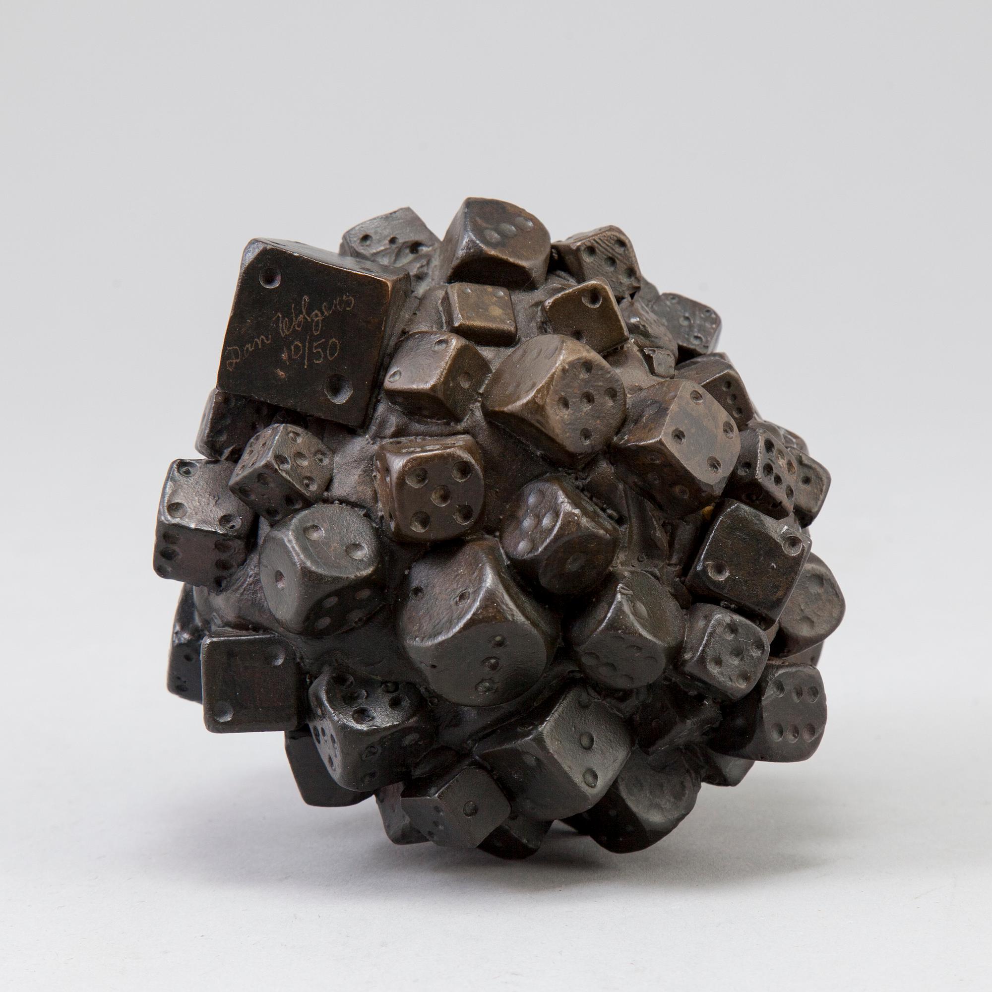 DAN WOLGERS, sculpture in bronze signed Dan Wolgers and numbered 10/50.