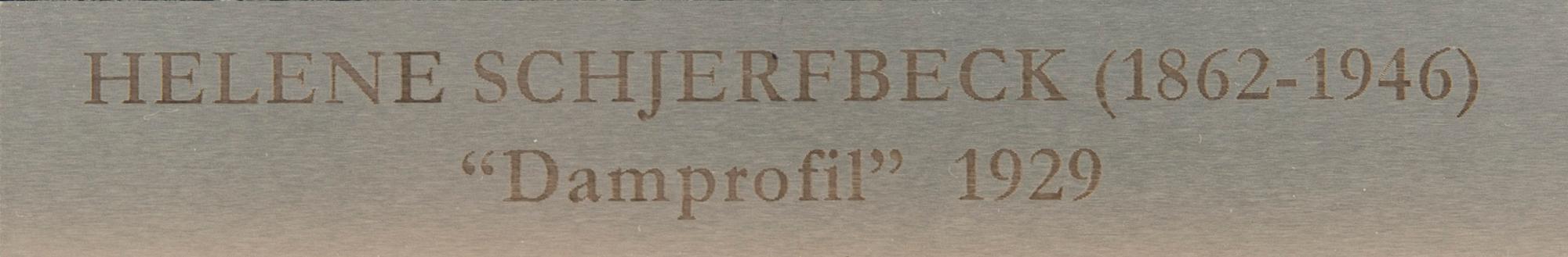 HELENE SCHJERFBECK, teckning, signerad.