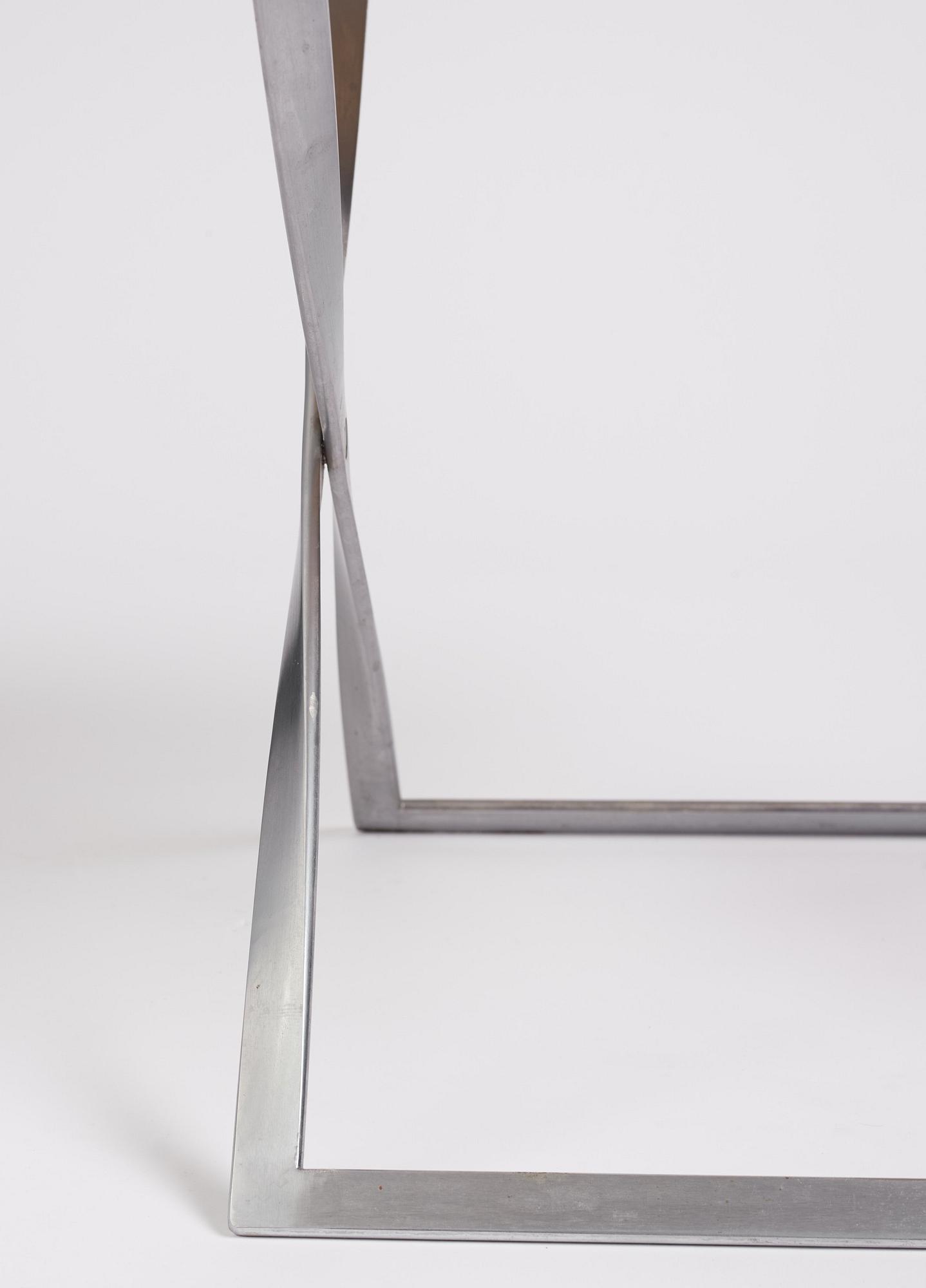 Poul Kjaerholm, taburett, "PK-91", edition E Kold Christensen, Danmark tidigt 1960-tal.