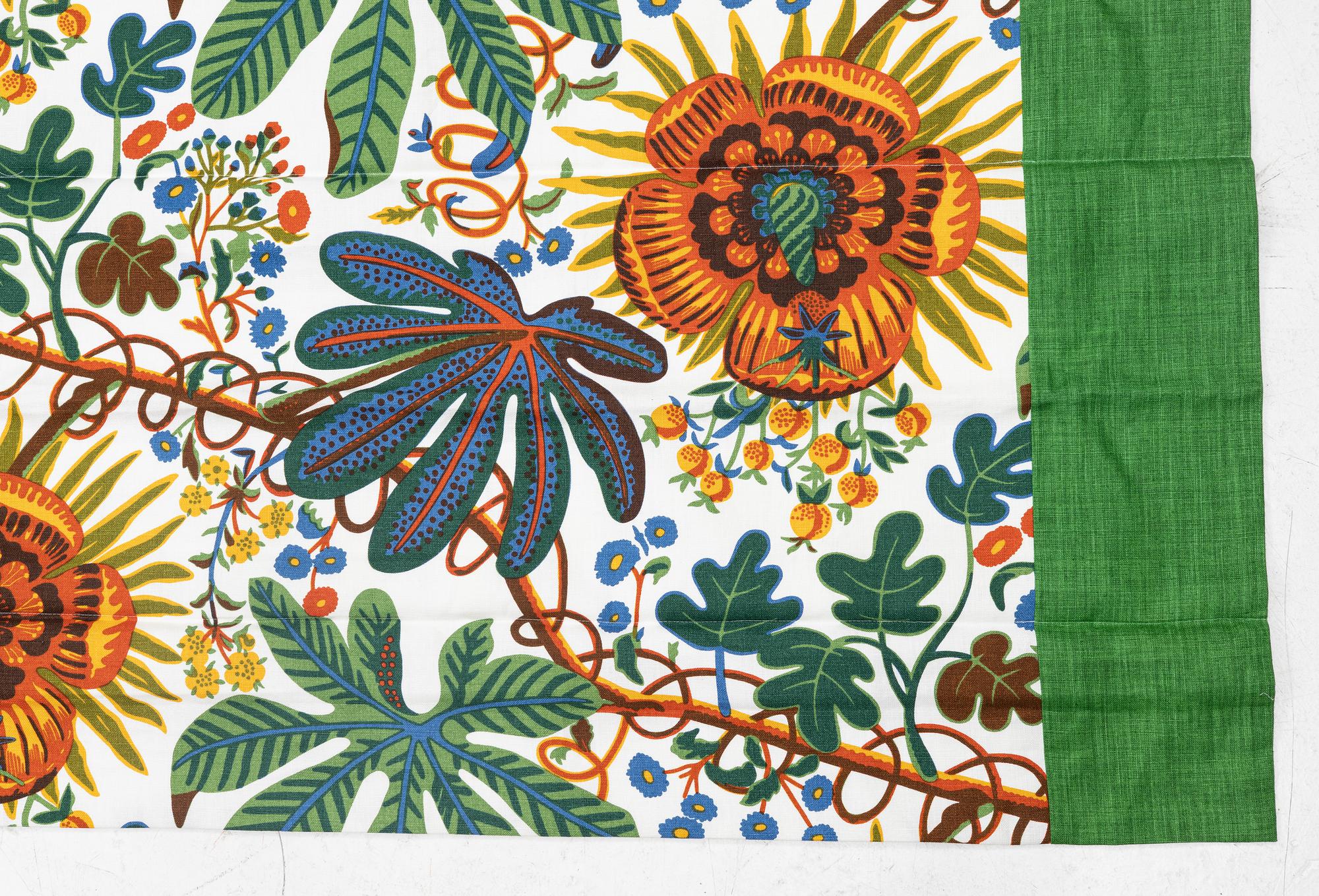 Josef Frank, hissgardiner, 3 st, "Aralia", Firma Svenskt Tenn.