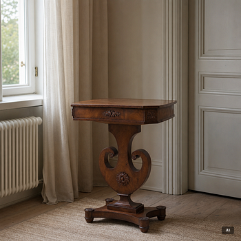 Sewing table, Karl Johan, first half of the 19th century.