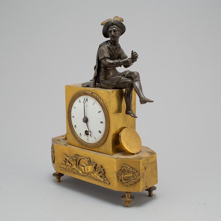 A French late Empire pendulum clock, first half of the 19th century.