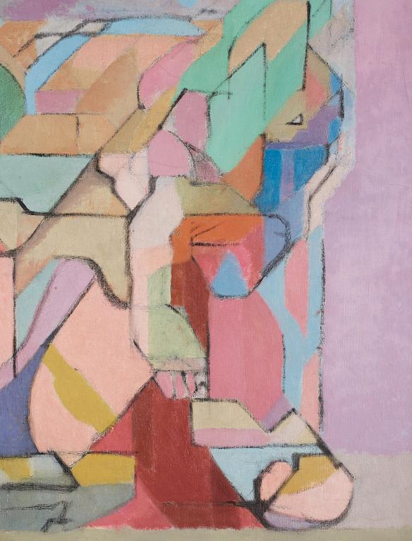 Jacques Villon, "La lutte, le chaos".