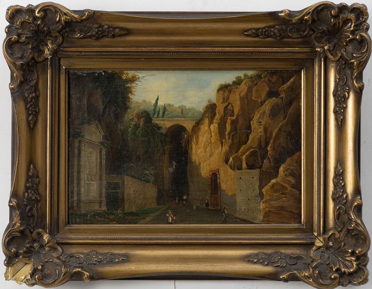Crypta Neapolitana / Grotta di Posillipo by an unknown artist, 19th century.