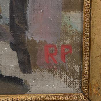 RAGNAR PERSON, olja monogramsignerad samt signerad a tergo.