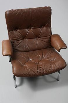 FÅTÖLJER, ett par, 1960/1970-tal.