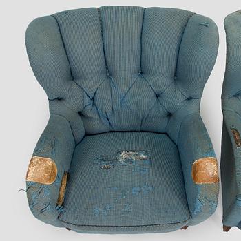 A pair of mid-20th century armchairs for Majander Ltd.