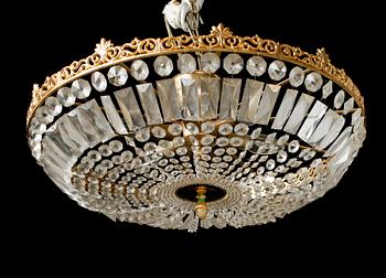 TAKPLAFOND, gustaviansk stil, 1900-talets andra hälft. Diam 55.