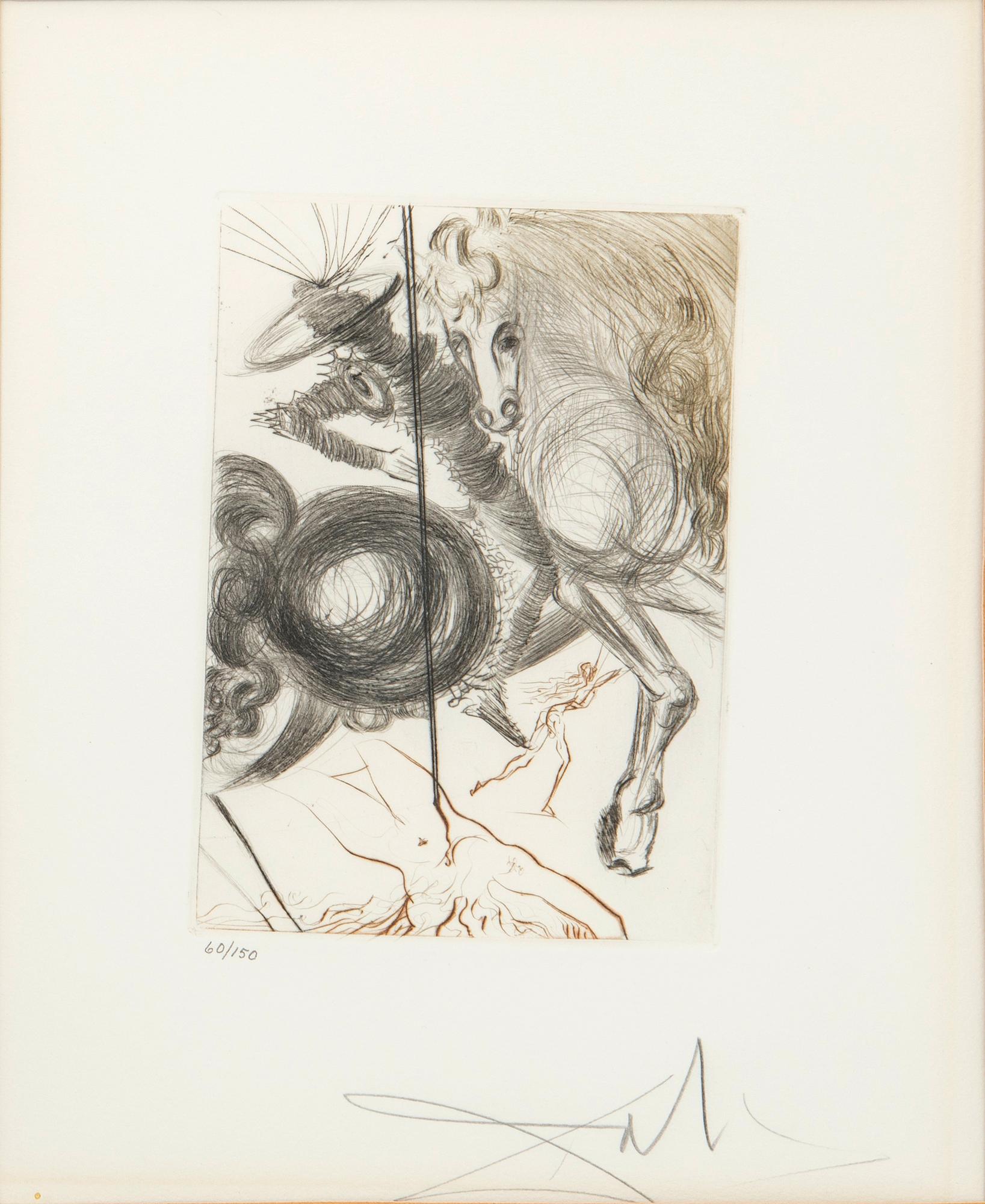 Salvador Dalí, "L'Enfer des Beautes cruelles" from "Le Décameron".