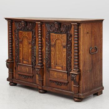 A Baroque style cabinet, 19th Century.