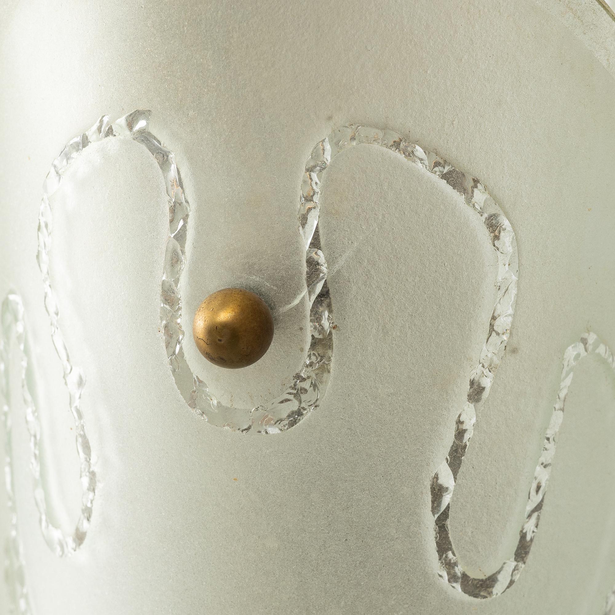 A Swedish Modern ceiling lamp, mid-20th Century.